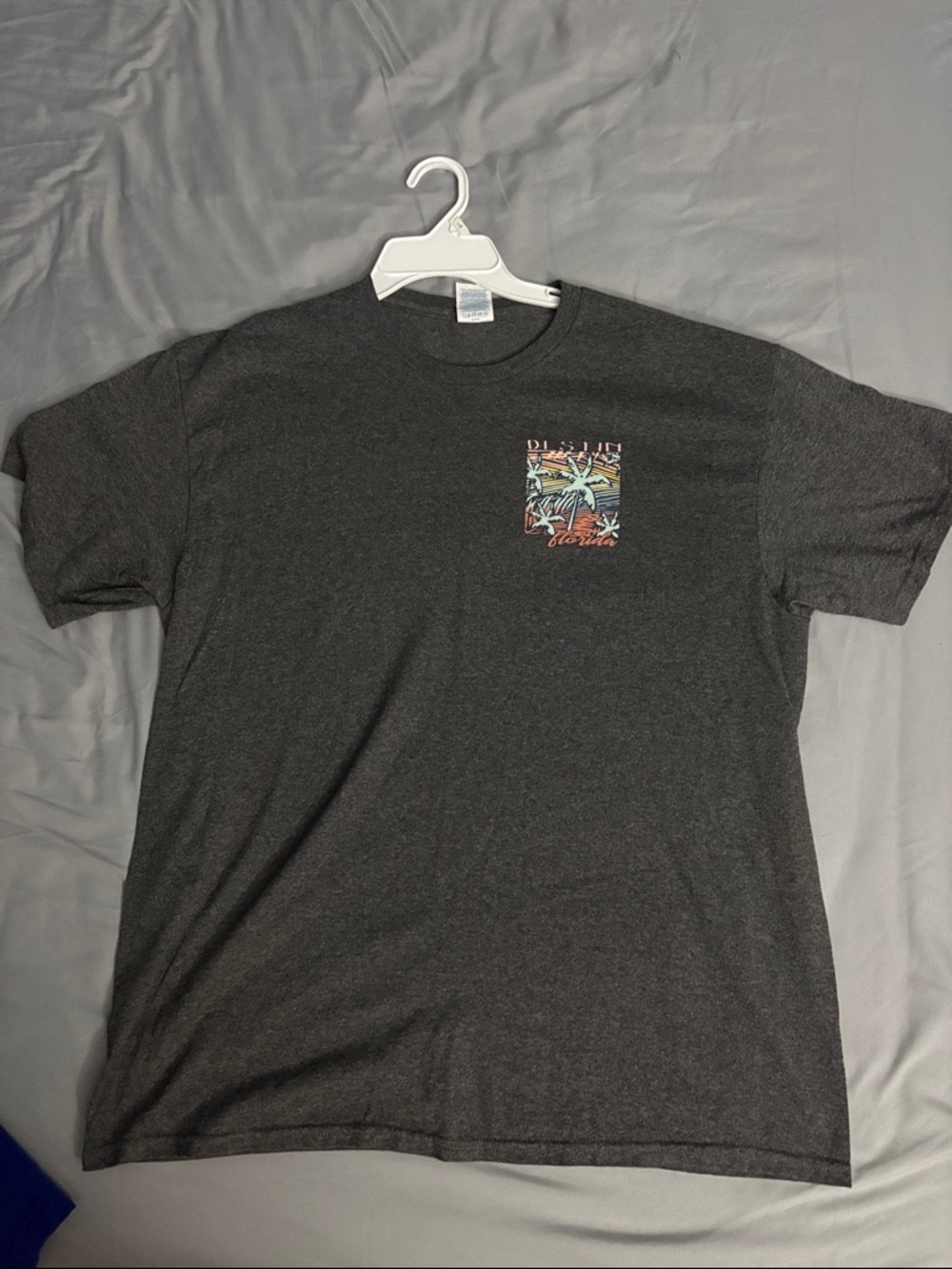 Charcoal Graphic Destin Florida t shirt